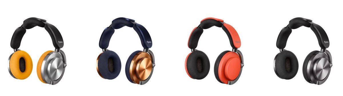 Commercialisé à 499 euros, le casque OnTrac est décliné en quatre coloris © Dyson