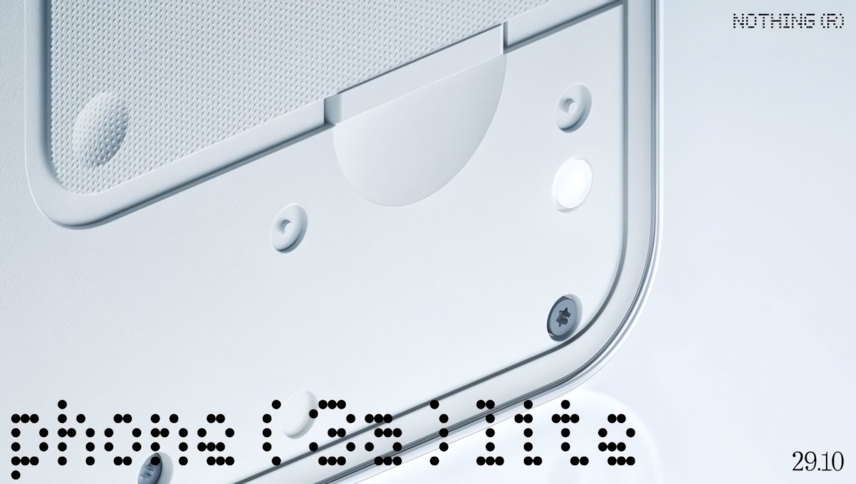 Le teaser officiel du Phone (3a) Lite. © Nothing