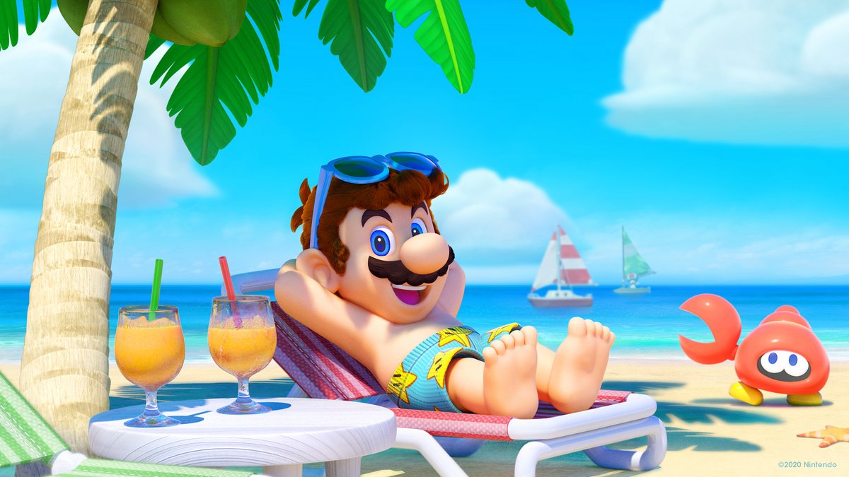 Des vacances bien méritées pour Mar... Charles Martinet © Nintendo