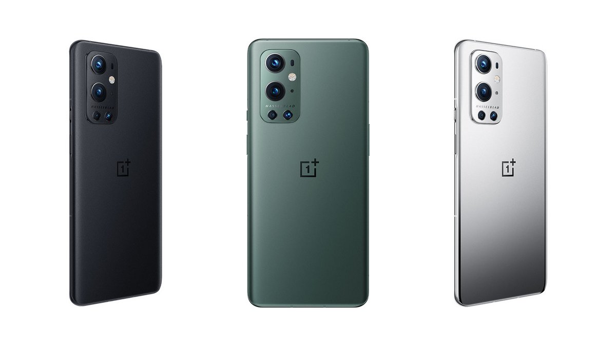 Le OnePlus 9 Pro et ses 3 coloris.