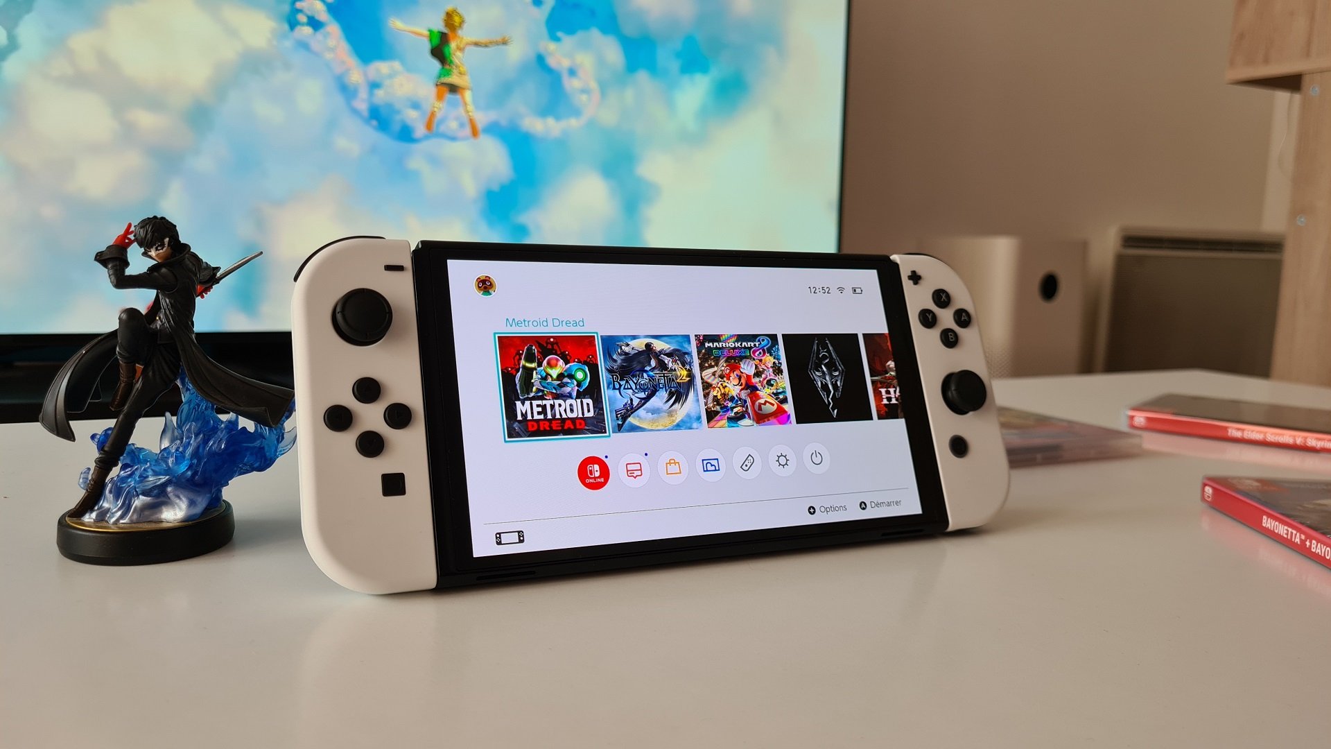 L'interface de la Nintendo Switch OLED © Clubic
