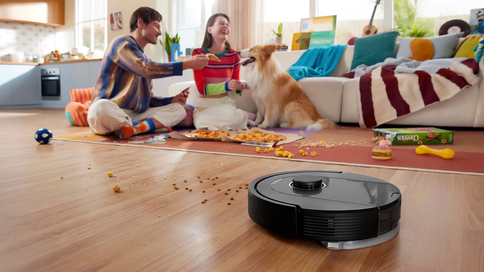 Avec son aspiration de 5 500 Pa, dites adieu aux poussières @Roborock