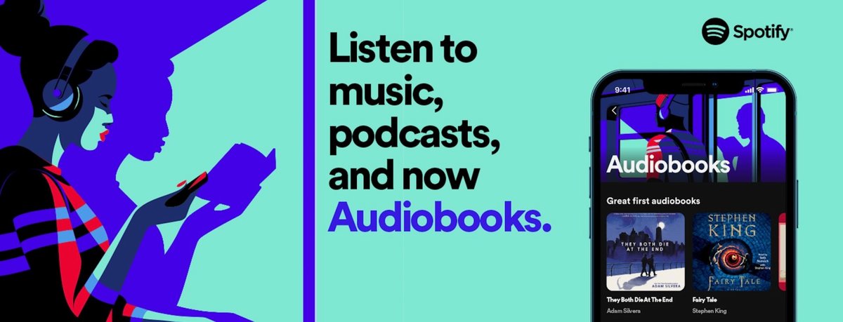 De nouvelles options pour la lecture d'audiobooks © Spotify