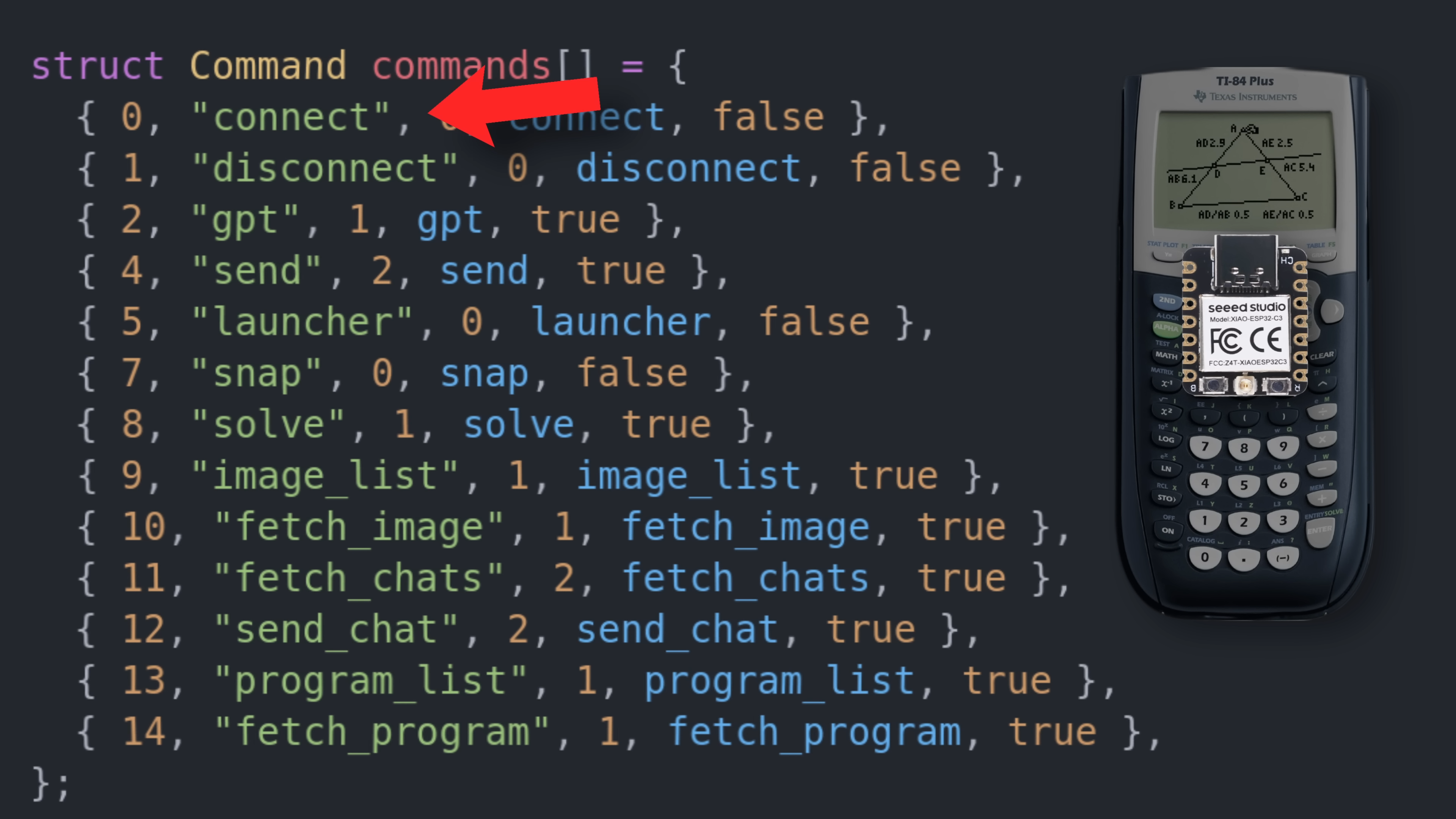 Cette conversion a aussi demandé des compétences en codage pour connecter la calculatrice à l'API de ChatGPT. © ChromaLock