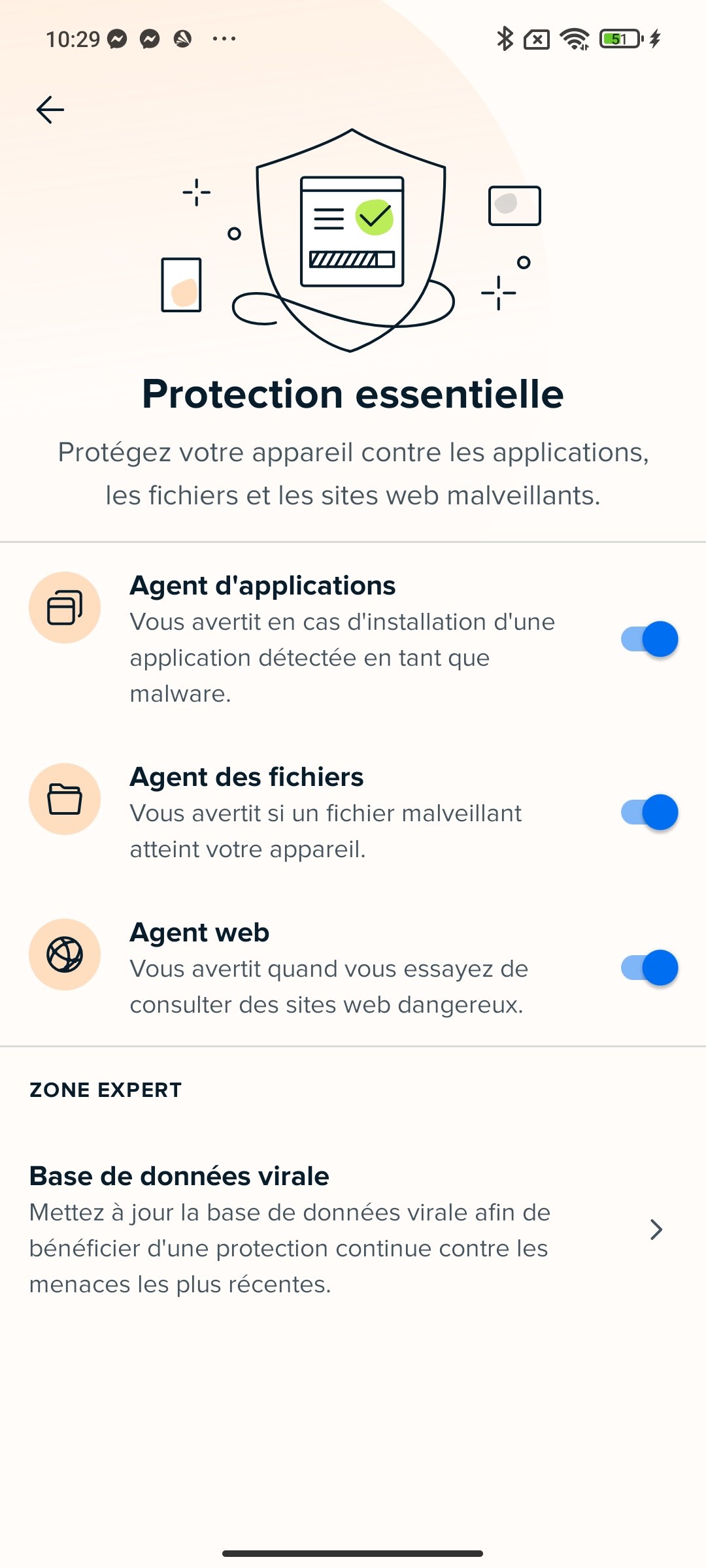 Avast Mobile Security - Agents de protection
