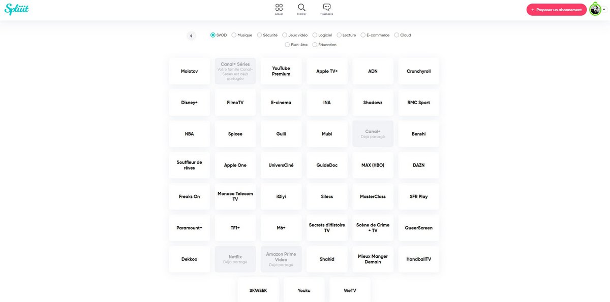 On choisis l'abonnement à partager, le nombre de places disponibles et il ne reste qu'à publier l'annonce  © Clubic - Capture d'écran 