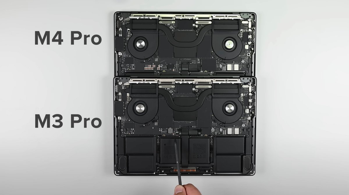 iFixit a démonté le Macbook Pro M4 © iFixit