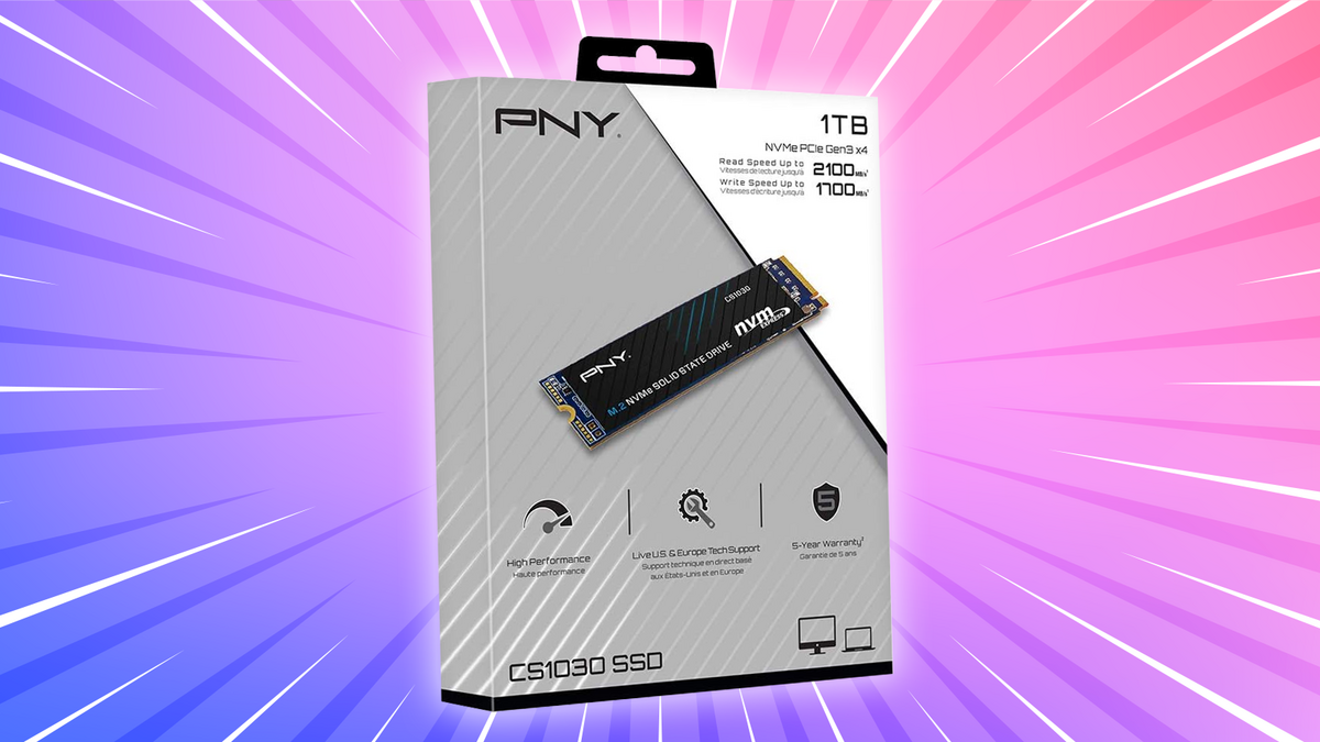 Moins de 50 € pour un SSD NVMe 1 To ? Cdiscount frappe fort avec cette offre © PNY