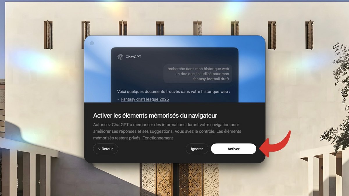 Il vous faudra passer quelques étapes avant d'accéder à l'import des données.  © Clubic
