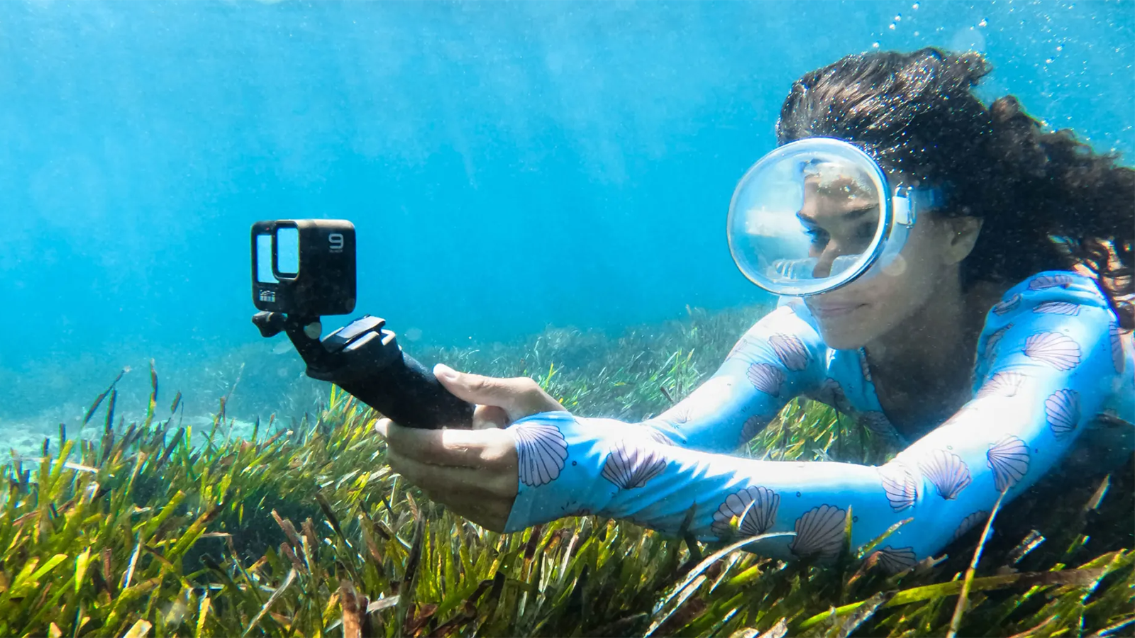 La GoPro Hero9 Black en mode sous-marin