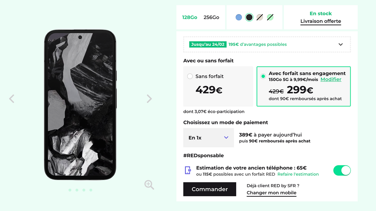 Un smartphone puissant + un forfait généreux = une offre à ne pas rater © SFR