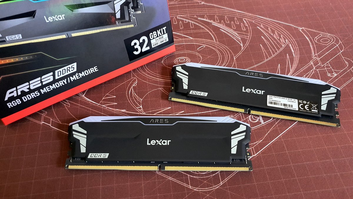 La Lexar ARES DDR5-6400 CL32 © Nerces pour Clubic