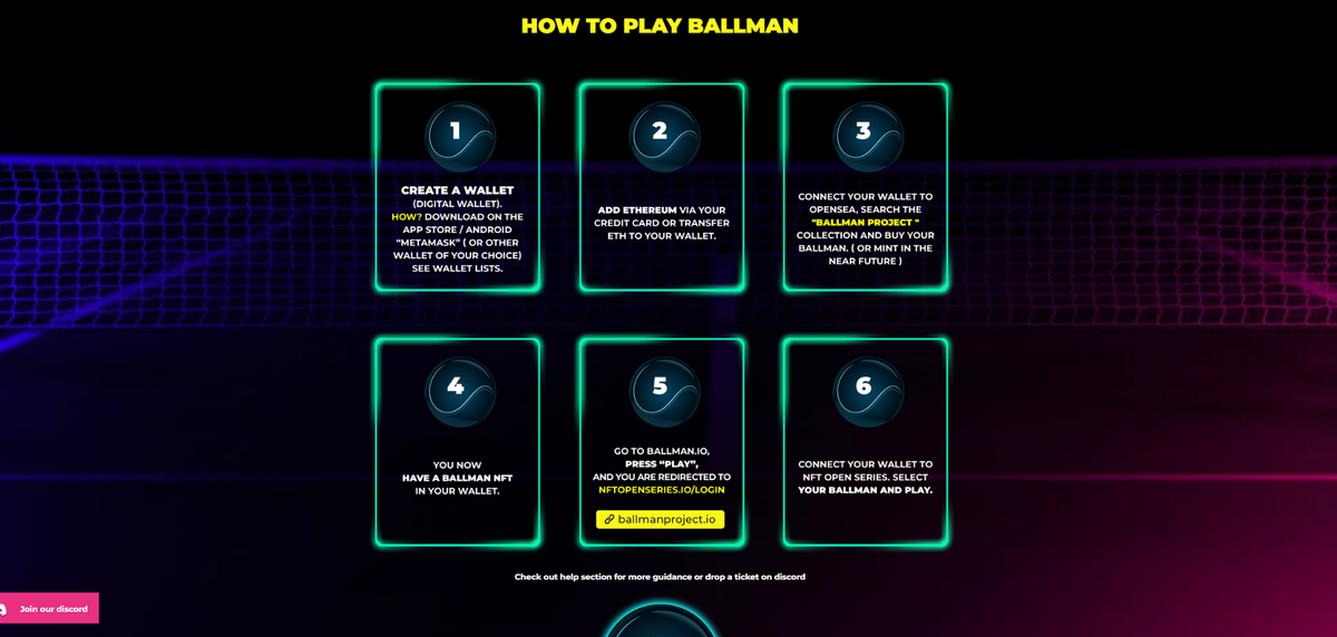 Mode d'emploi du Ballman Project © Ballman, Inc.