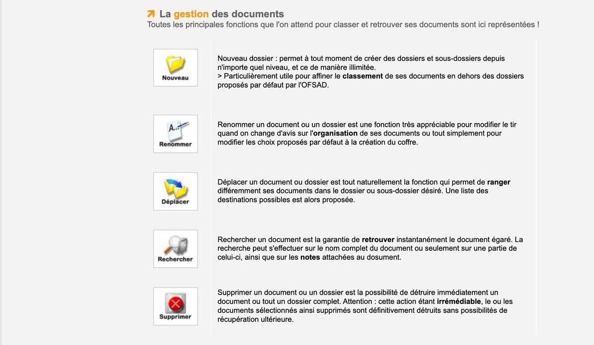 Des outils pour gérer vos documents en ligne © OFSAD