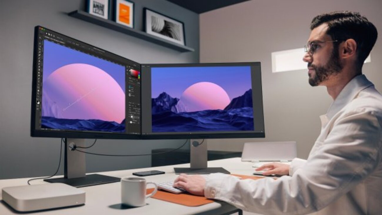 Le ViewSonic VP2788-5Kpte un design très proche des écrans LG pour Mac. ©ViewSonic