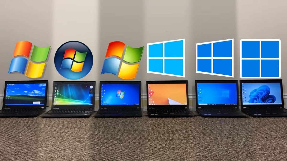 Windows 11 vs 10 vs 8.1 vs 7 vs Vista vs XP - © TrigrZolt/YouTube