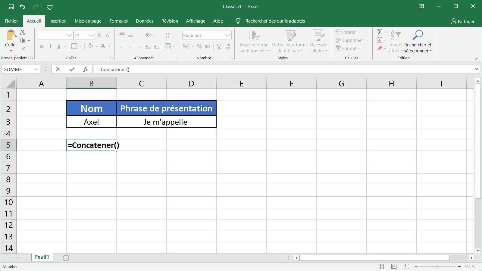 Tuto Excel