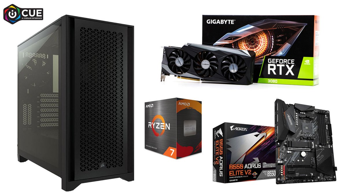 Le couple AMD Ryzen 7 et RTX 3080 pour une expérience de jeu optimale.