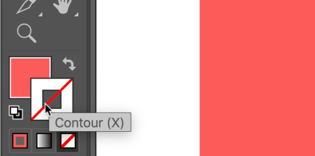 Contour au 1er plan