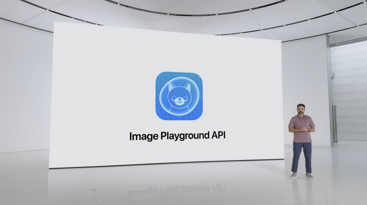 Image Playground et de nombreux autres API Apple Intelligence seront accessibles aux développeurs. © Apple