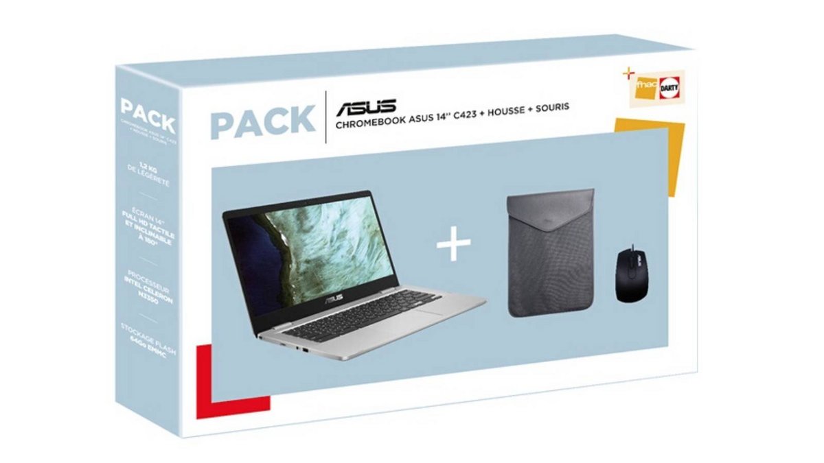 Pack Asus Chromebook housse souris