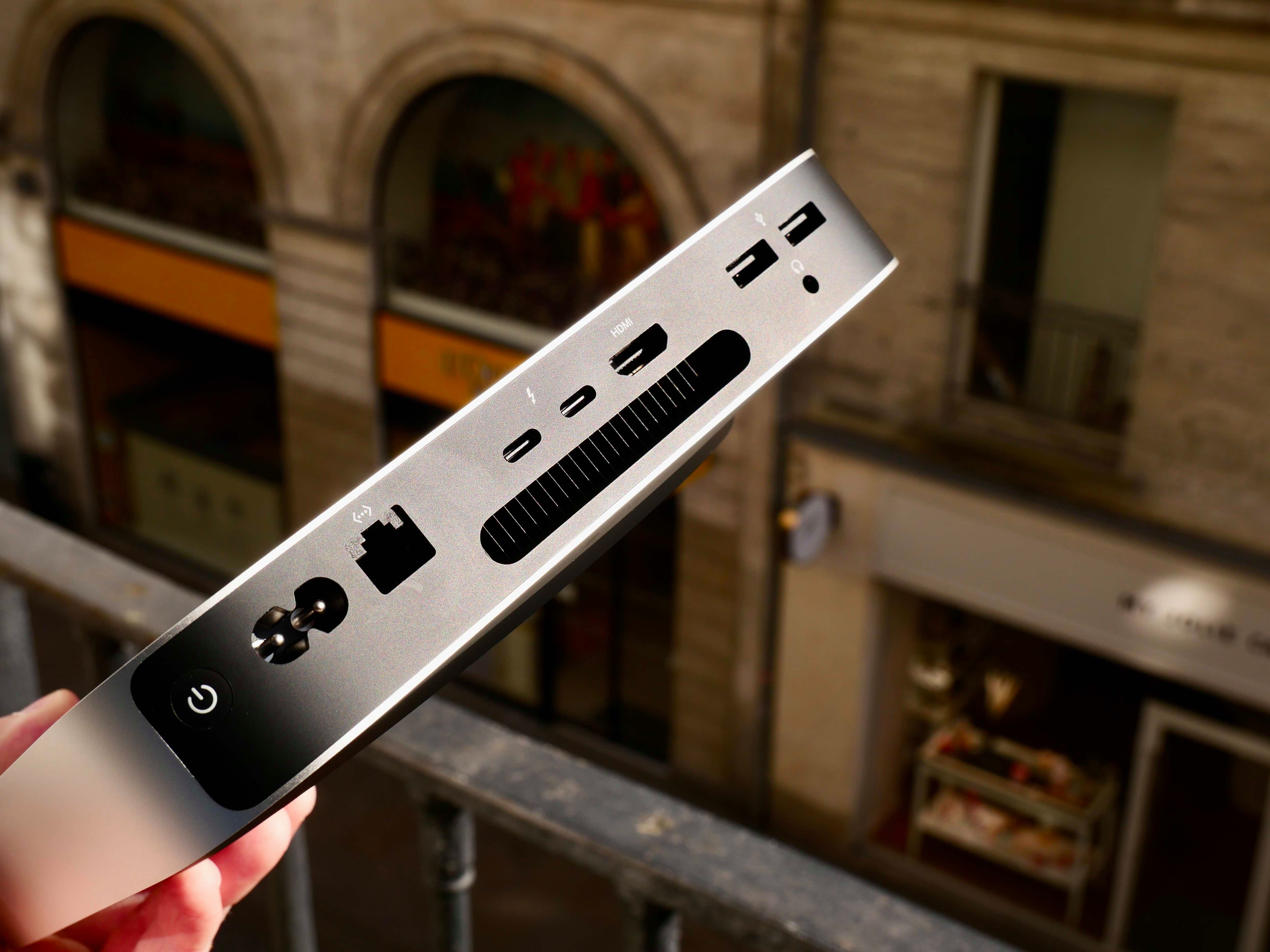 Le prochain Mac mini abandonnerait le port USB-A pour passer au tout USB-C. © Nathan Le Gohlisse pour Clubic