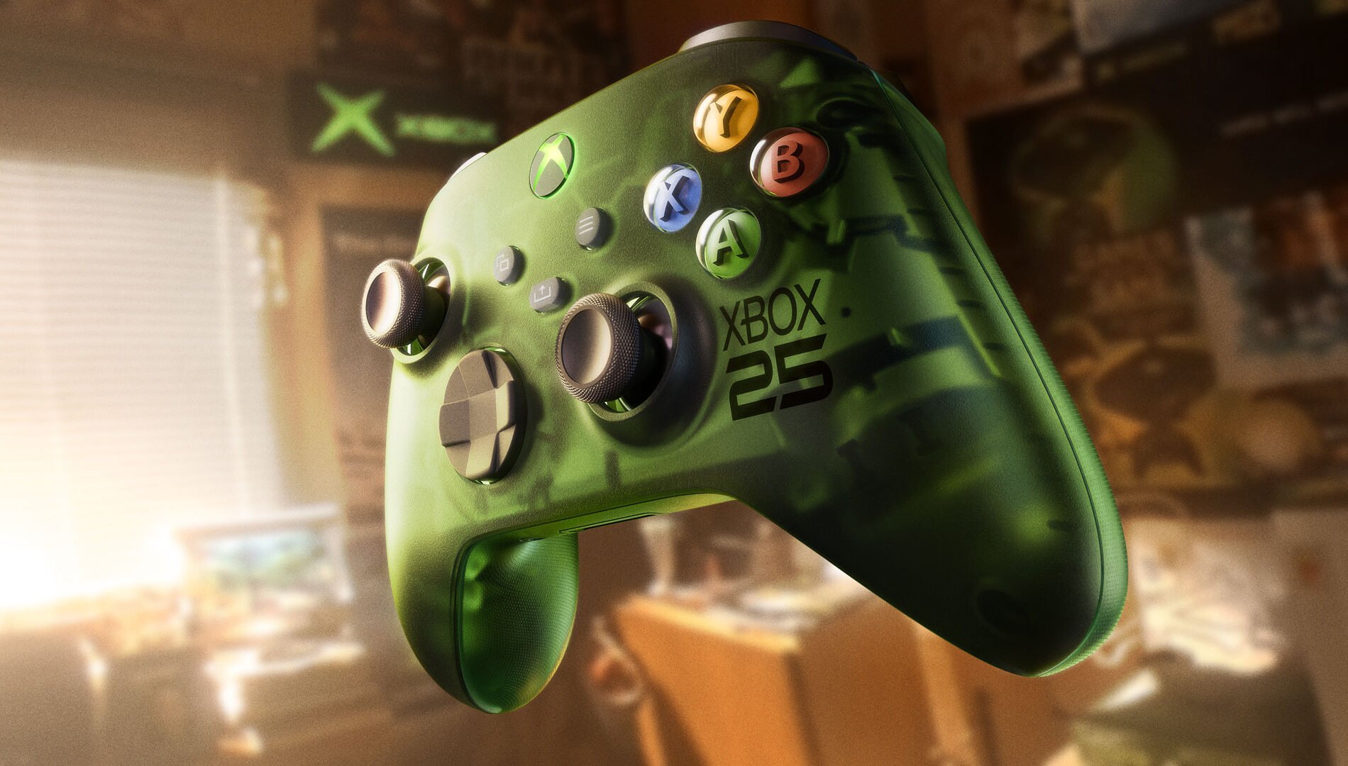 ... et la manette sans fil Xbox X25 Édition spéciale © Microsoft