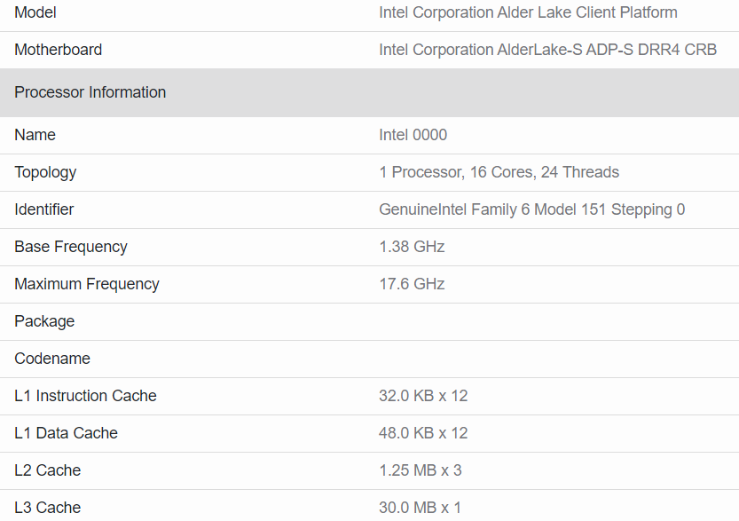 Alder Lake-GeekBench