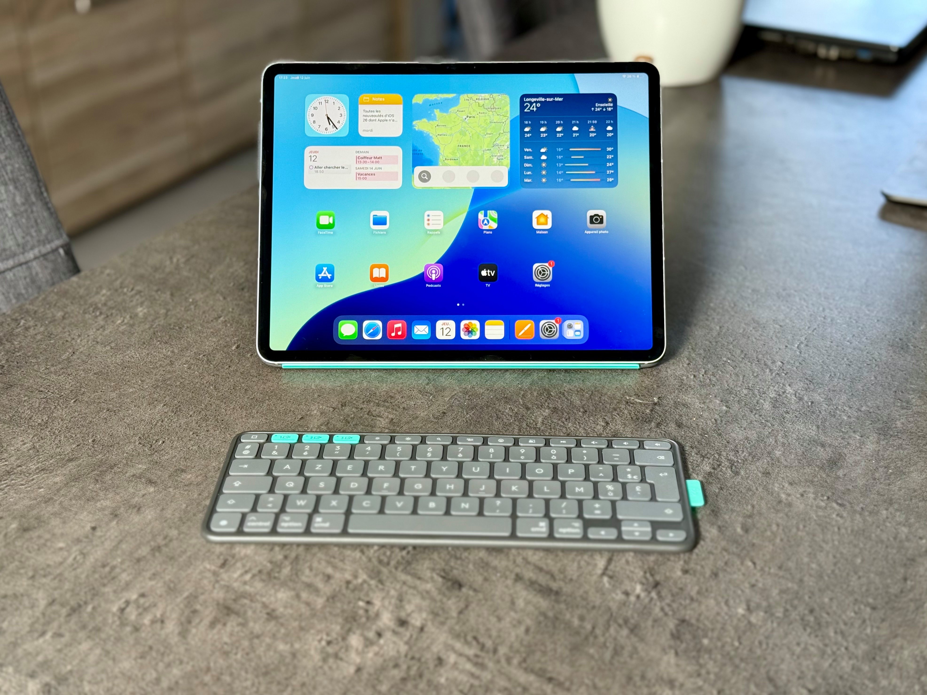 Le Logitech Flip Folio © Mathieu Grumiaux pour Clubic