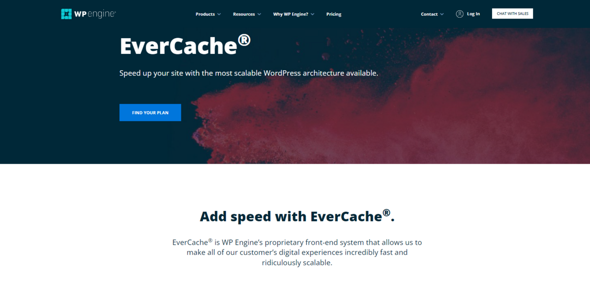 Fonctionnalité EverCache - le serveur de cache de WP Engine pour une vitesse optimisée © WP Engine