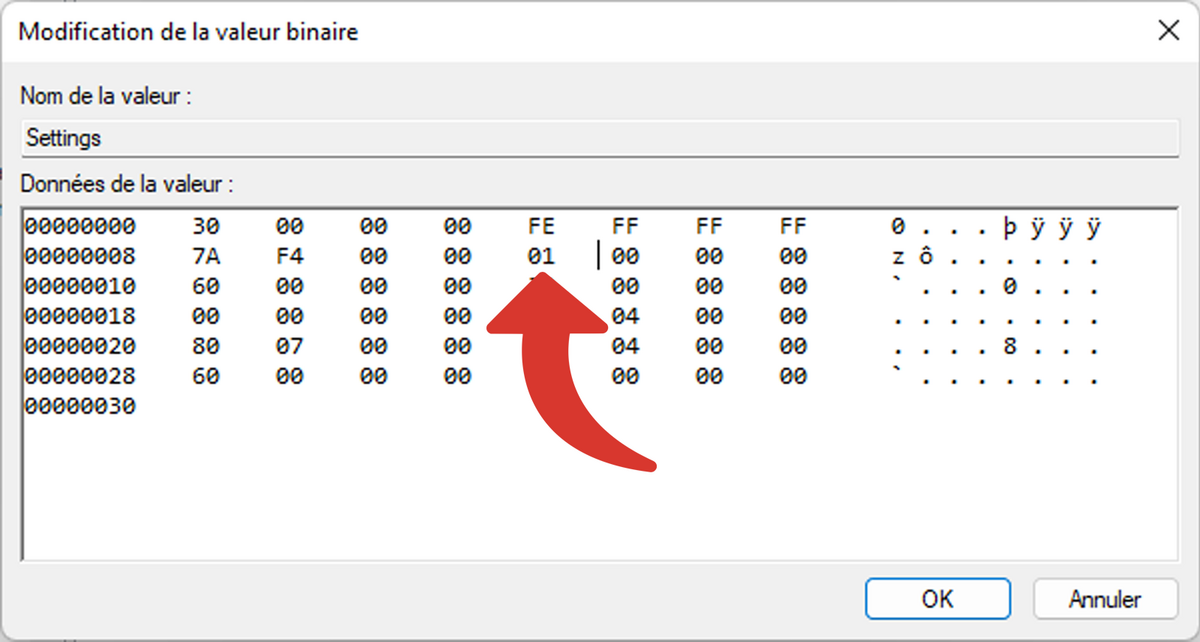 La nouvelle donnée "01" : pour déplacer la barre des tâches de Windows 11 en haut © Clubic