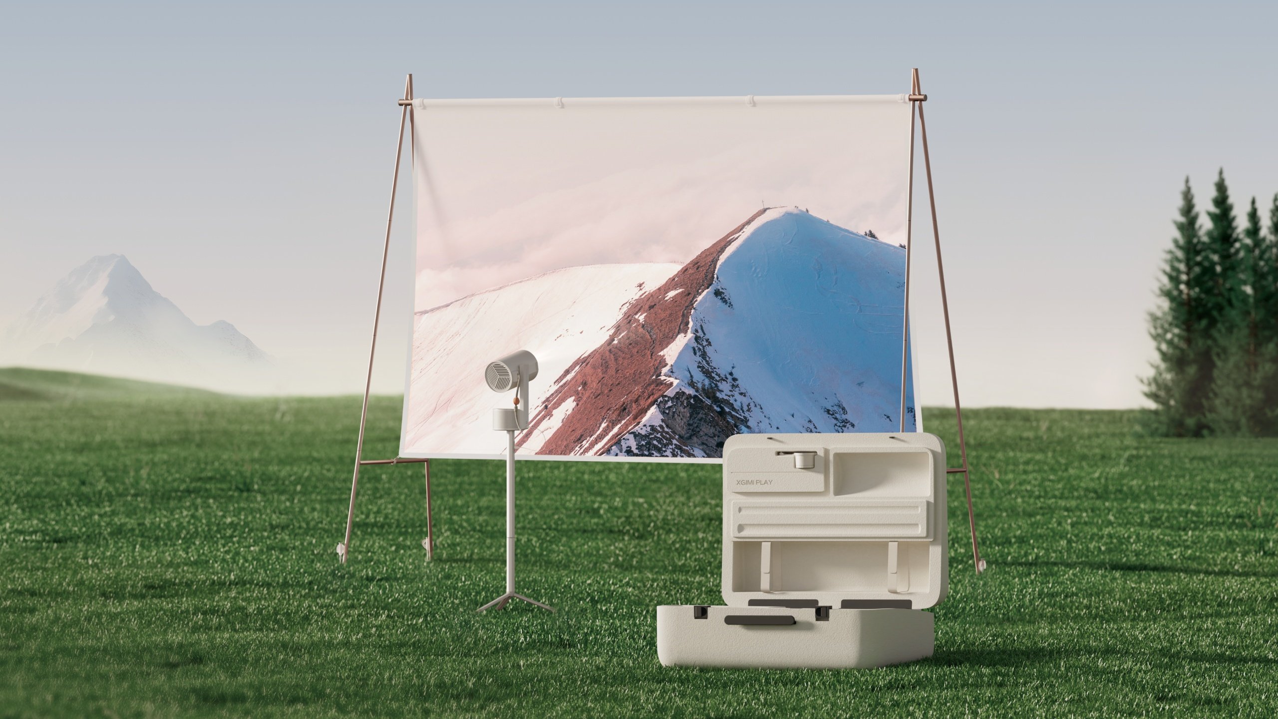 Tout le nécessaire pour une projection outdoor rapide et facile ! © XGIMI 