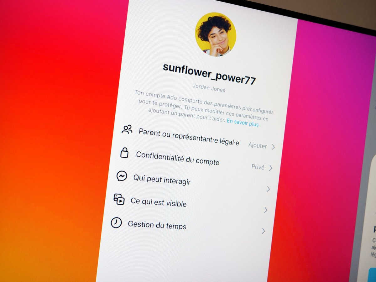 Un aperçu des fonctionnalités des comptes adolescents d'Instagram © Alexandre Boero / Clubic