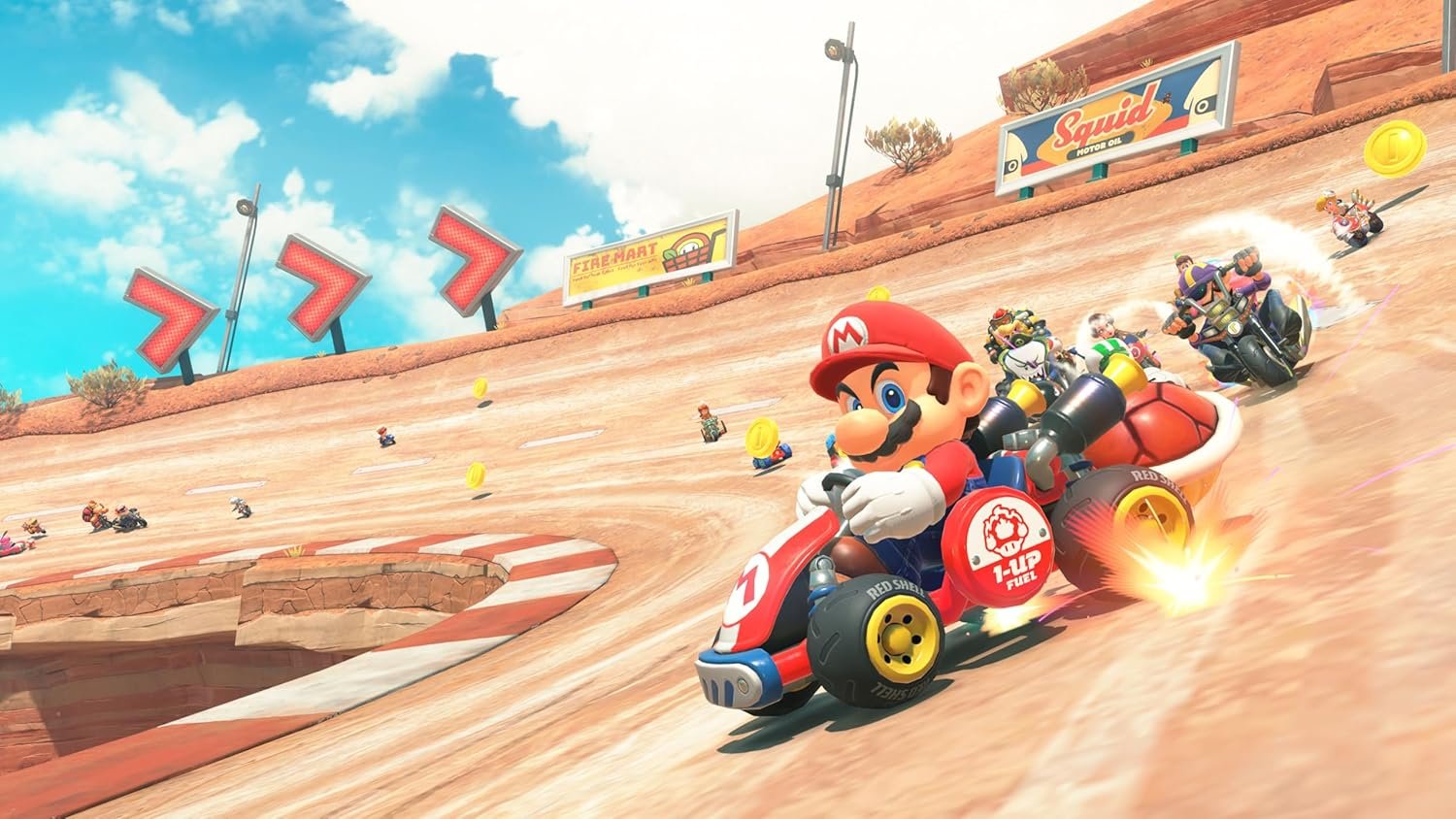 Mario Kart World verra 24 pilotes s'affronter en piste. ©Nintendo