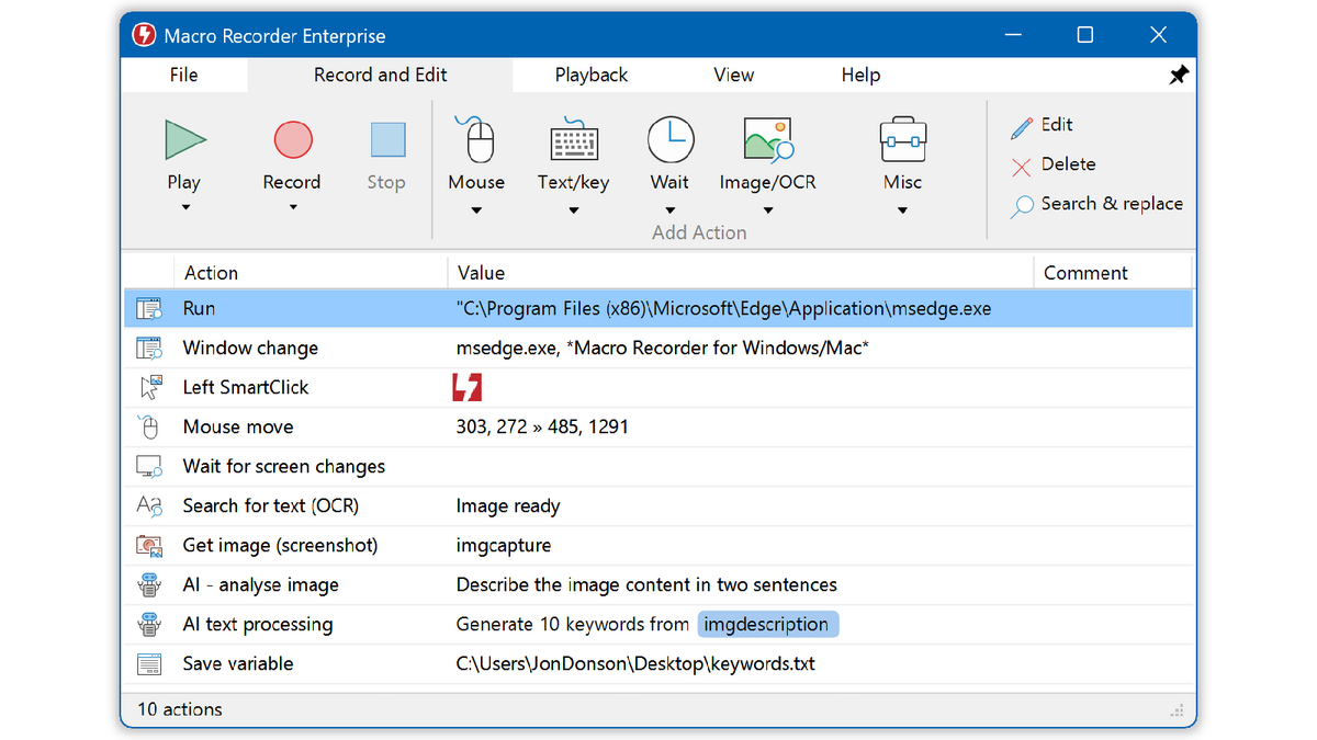 Télécharger Macro Recorder (gratuit) Windows, Mac - Clubic