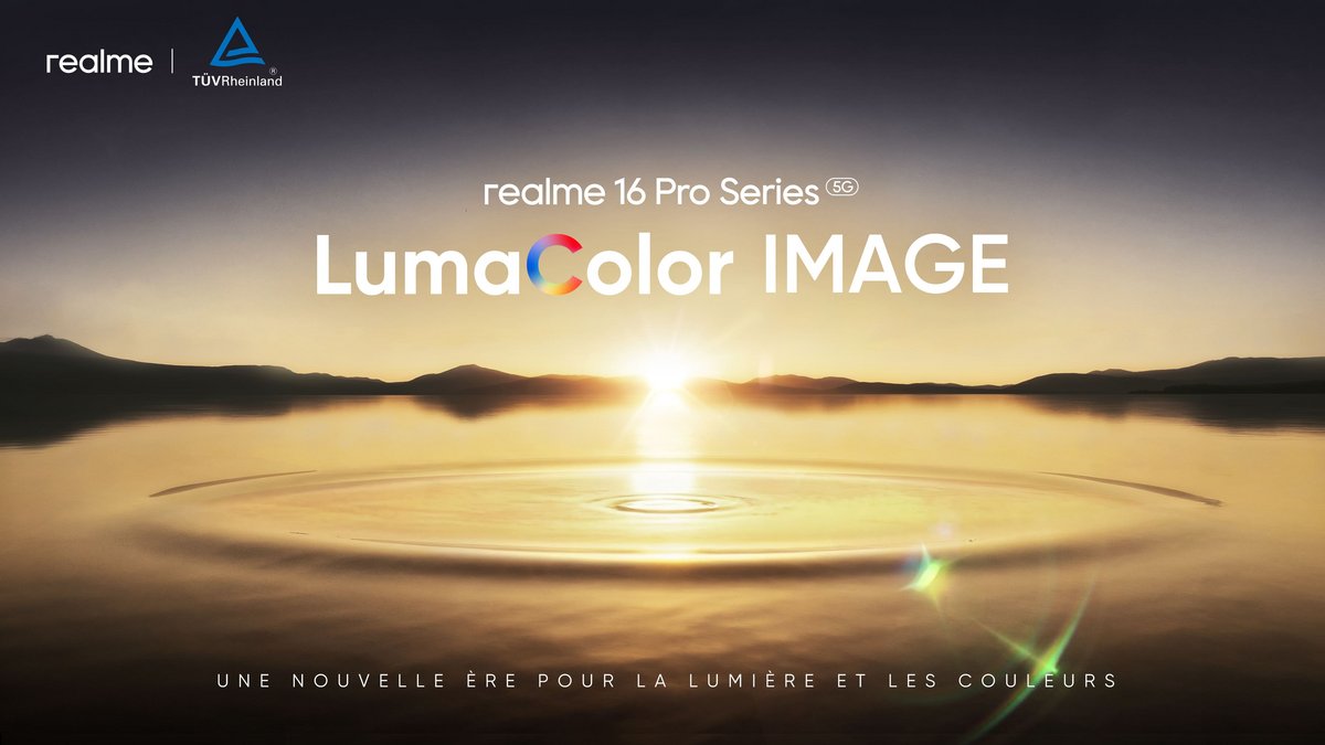 Realme a créé son propre système photo LumaColor IMAGE. ©Realme