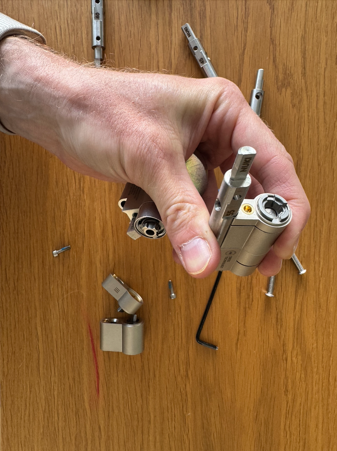 Allez ! Plus qu’à remettre le cylindre dans la porte, et c’est parti ! ©Philippe Du Noyer pour Clubic