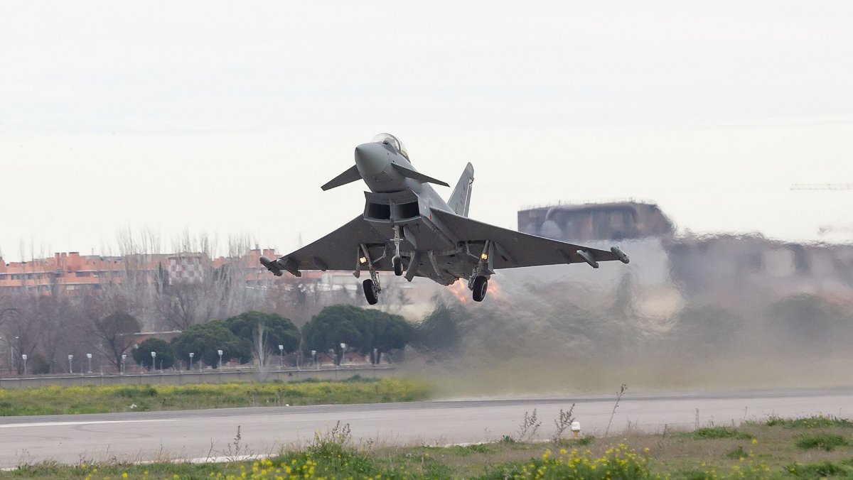 Un Eurofighter de l'Air Force espagnole (© Airbus)