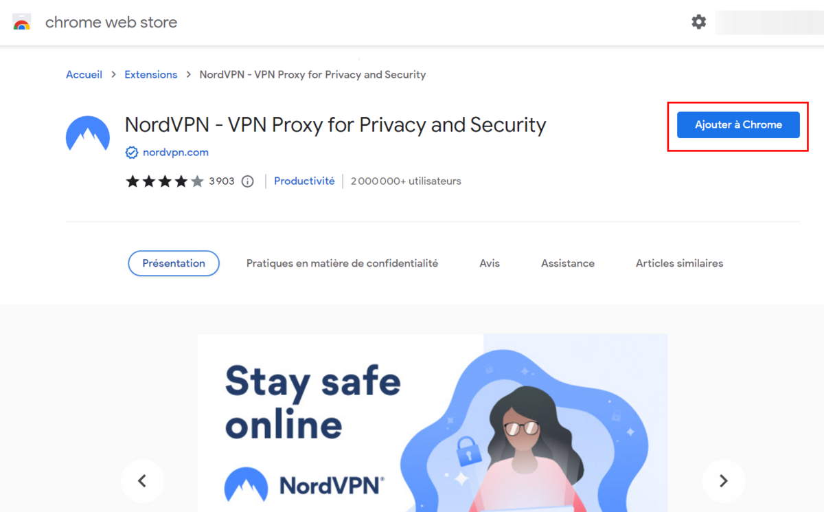 NordVPN - Chrome