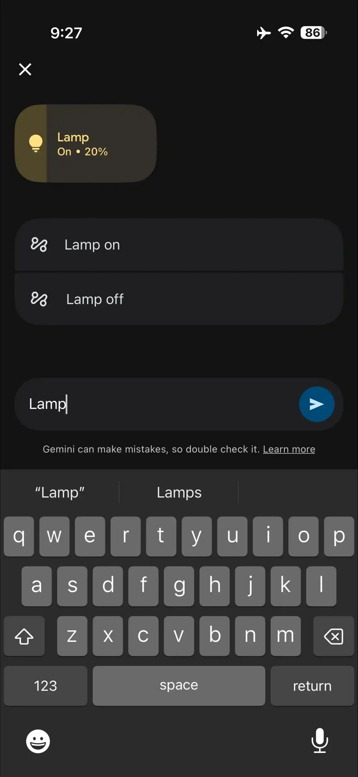 Google Home nouvelle app Gemini