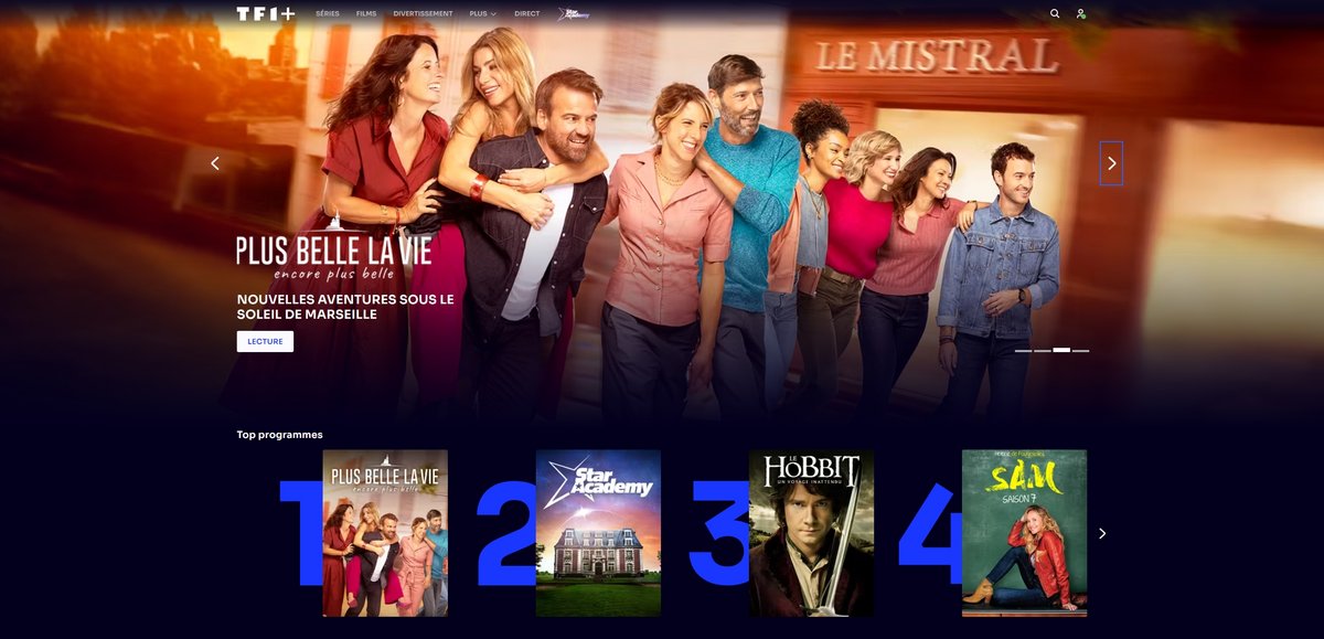 TF1+ - Bienvenue sur le nouveau service de streaming de TF1