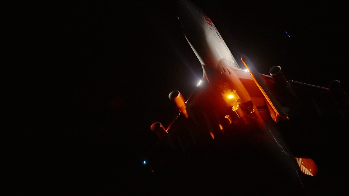 Comme la campagne précédente, ce décollage et largage avaient lieu de nuit. Crédits : Virgin Orbit