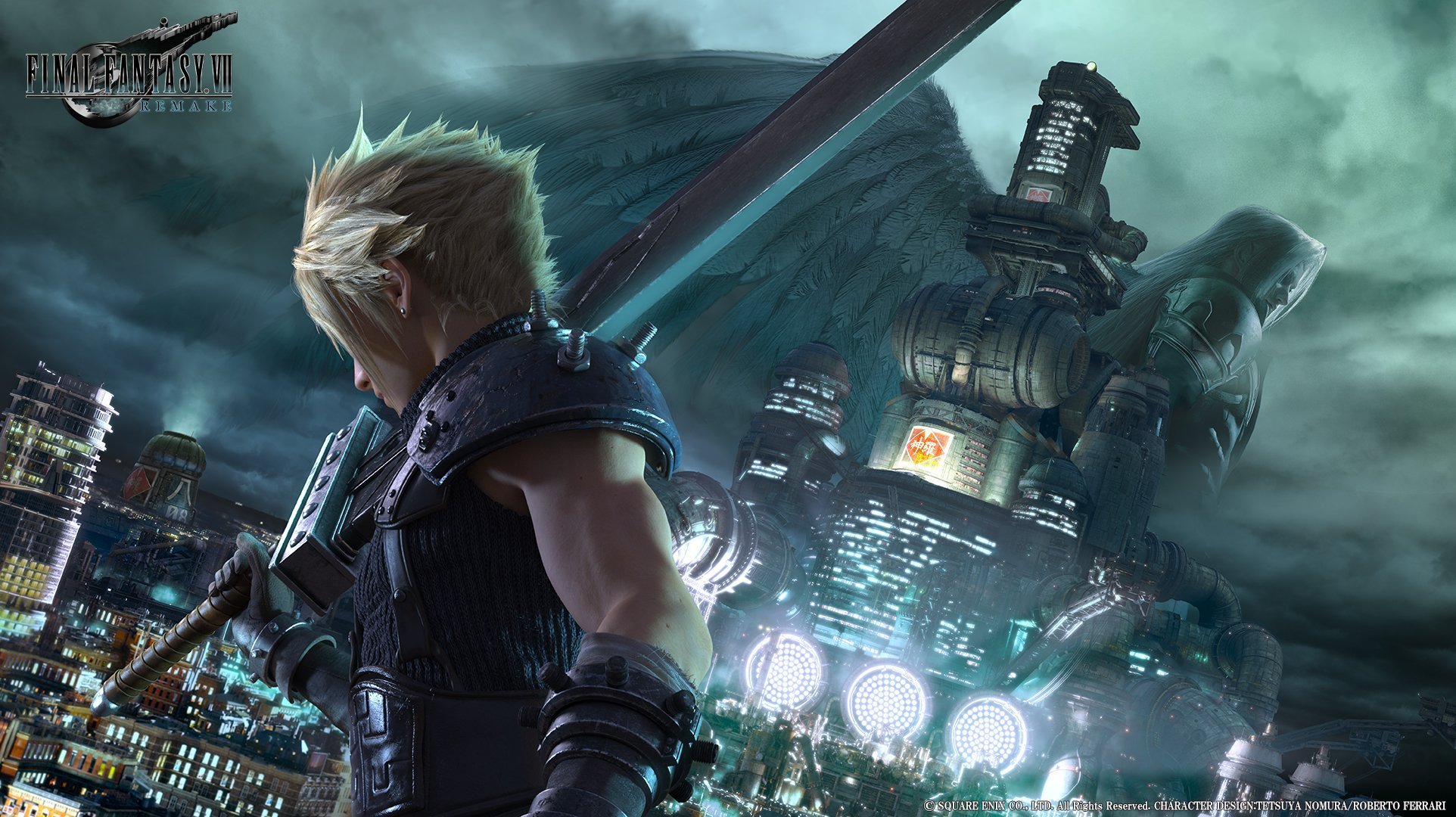 Cloud laisse Midgard derrière lui dans Rebirth, à la poursuite de Sephiroth. © Square Enix 