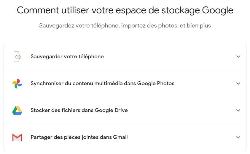 Google Drive - Interface utilisateur