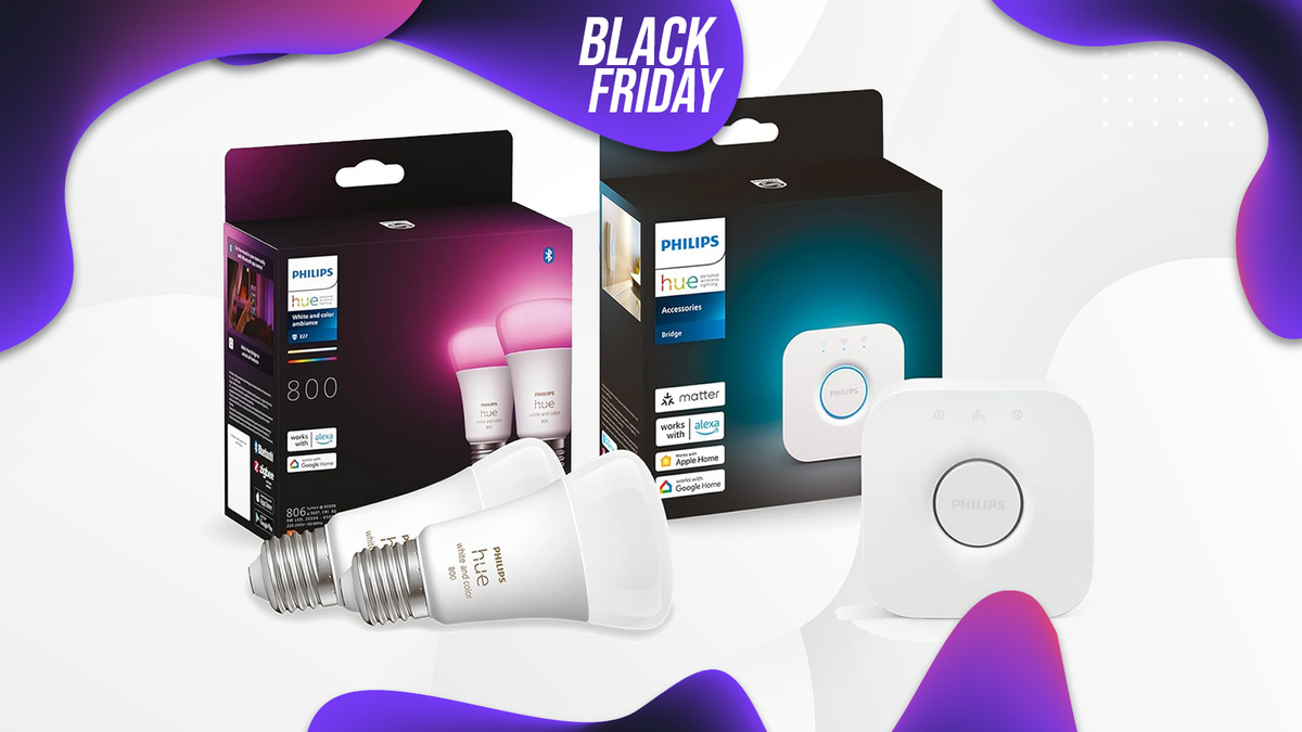 Le kit de démarrage Philips Hue à moitié prix pendant le Black Friday ! ©Clubic