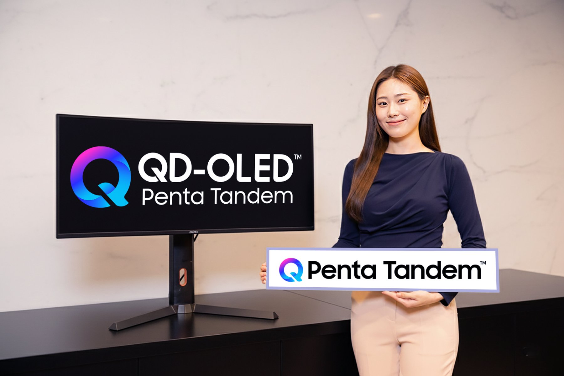 Le "Penta Tandem" a amorcé une belle évolution pour les écrans PC. © Samsung Display