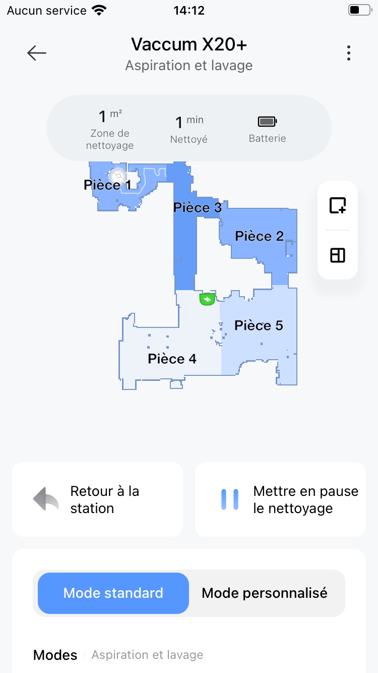 Xiaomi Robot Vacuum S20+ Application