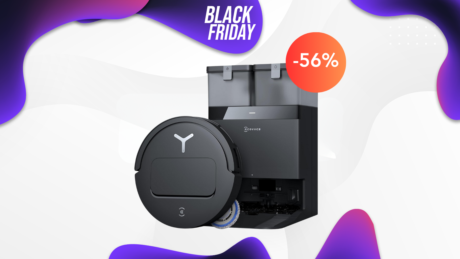 Amazon dévoile son meilleur deal robot du Black Friday : Ecovacs T50 Pro Omni au plus bas © clubic