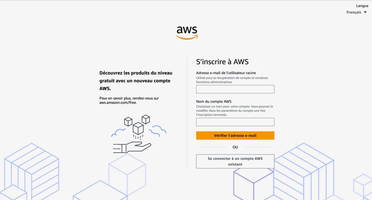 Un compte AWS nécessaire © Amazon Web Services