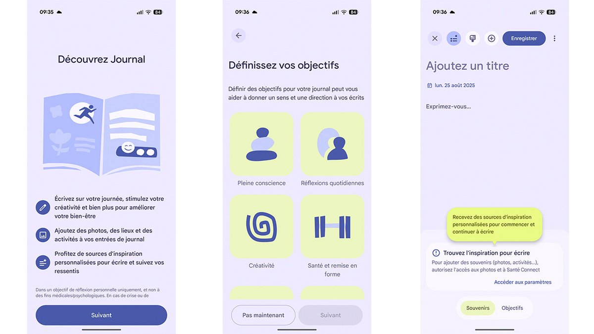 La nouvelle appli Journal. © Pierre Crochart pour Clubic.com